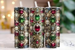 Colorful Gemstone Tumbler Wrap | Sublimation | Tumblers Product Image 1
