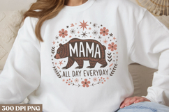 Mama all day everyday PNG, Mothers Day Sublimation PNG Product Image 2