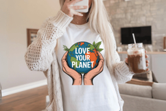 Love your planet PNG Sublimation | Earth Day PNG Design Product Image 2