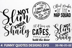 Funny Quotes Designs SVG Product Image 1