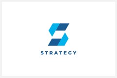 Strategy Letter S logo design vector template Product Image 1
