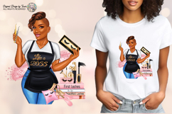 Black Lash Artist Woman PNG Boss Babe Beauty Sublimation PNG Product Image 2