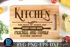 Kitchen the best of times are always SVG, Cutting Board SVG Product Image 2
