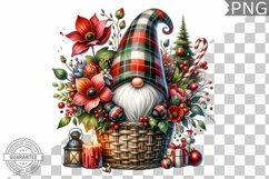 Christmas Gnome Sublimation - Clipart PNG Design Product Image 1
