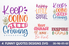 Motivational Quotes Designs SVG Product Image 1