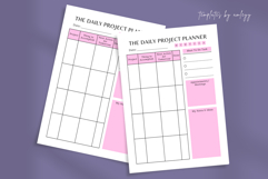 Daily Project Planner Printable | Task Breakdown &amp; Project Product Image 1