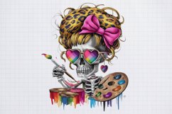 Funny Skeleton Messy CLIPART PNG Product Image 2