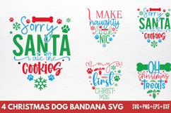 Christmas Dog Bandana SVG Product Image 1