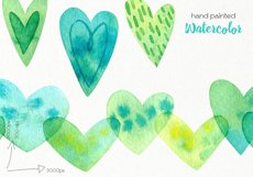 Watercolor Heart Clipart - PNG Files Product Image 4