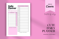 Aesthetic Cute Daily Planner Template Product Image 1