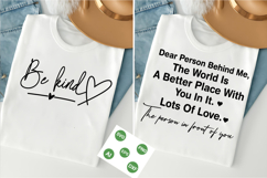 Dear Person Behind Me SVG | Be Kind SVG | Let them SVG Product Image 1