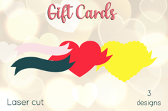 Valentines day heart cards, Love gift card, Mom day svg Product Image 2