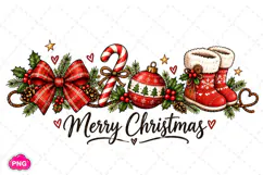 Merry Christmas PNG, Funny Christmas PNG, Christmas PNG Product Image 1