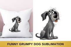 Funny Grumpy Dog Sublimation, Grey Dog Bundle Product Image 2