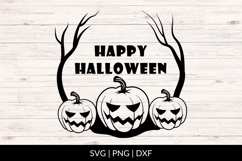 Happy Halloween Sign SVG Product Image 1