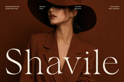 Shavile - Luxury Serif Font For Fashion Branding Product Image 1