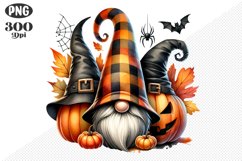 Halloween Gnomes Sublimation - Clipart PNG Design Product Image 1