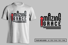 Amazing Grace Typography Design Product Image 1