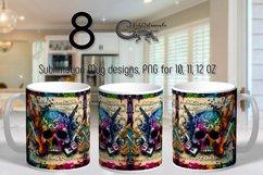 Music &amp; Skulls | Halloween Sublimation Mug design bundle Product Image 1