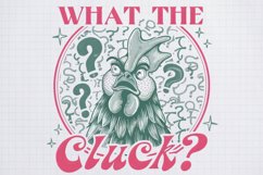 Sarcastic Animal What the cluck png Product Image 1