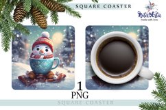 SUBLIMATED STAND WITH A CUTE SNOWMAN Product Image 1