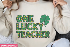 One Lucky Teacher PNG, St Patricks Day Sublimati Product Image 1