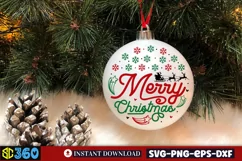 Merry christmas & happy new year SVG, Christmas SVG Product Image 2