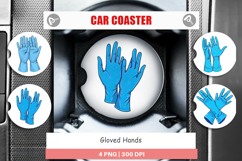 Car Coaster Medical Gloves Product Image 1
