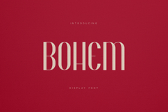 Bohem Elegant Art Deco Display Font Product Image 1