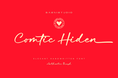 Comtic Hiden Casual Handwritten Font Product Image 1