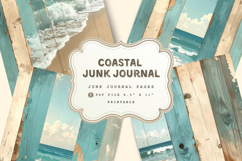 Coastal Junk Journal, Shabby Chic Beach Art Product Image 1