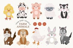 Farm animals clipart, Cute Animals clipart, Farm Clipart Product Image 1