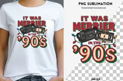 90's Christmas png design for T-shirts Product Image 1