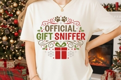 Official Gift Sniffer Svg, Christmas Dog Svg, Dog Lover Svg. Product Image 2