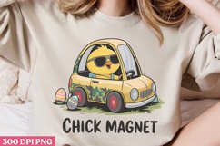 Chick Magnet PNG, Happy Easter Sublimation PNG Product Image 2