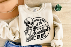 Bragging Grandpa&#039;s Club svg | Svg Cut File | Shirt Svg Product Image 2