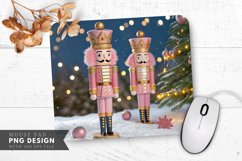 Whimsical Nutcracker Christmas Scene Mouse Pad PNG Product Image 1