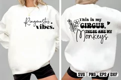 This is my circus, these are my monkeys SVG PNG Product Image 1