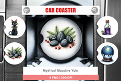 Mystical Macabre Yule Car Coaster Product Image 1