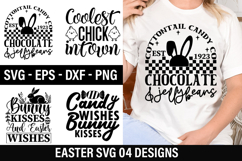 Easter SVG Design - Bunny Kisses and Easter Wishes Product Image 1