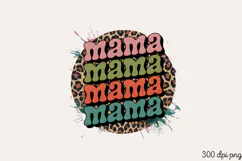 mama mama mama PNG, Sunflower Mom Life Sublimation PNG Product Image 1
