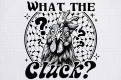 Sarcastic Animal What the cluck Black png Product Image 2