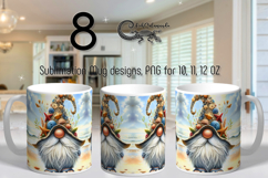 BeachLife gnome | 8 Tropical Summer Sublimation Mug designs Product Image 1