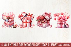 Valentines Day Dessert Clipart, Valentines Day PNG Product Image 1