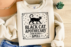 Black Bat apothecary Svg | Halloween Svg | Shirt Svg Product Image 2