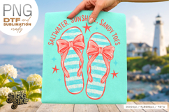 Saltwater Sunshine Sandy Toes png, Beach Summer DTF Product Image 7