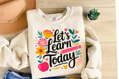 Let's Learn Today svg | Svg Files for Cricut | Shirt Svg Product Image 2