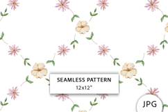Floral Seamless Pattern, Digital Paper Product Image 1