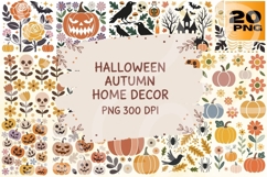 Halloween &amp; Autumn Home Decor PNG Bundle 20 Product Image 1