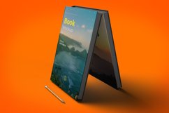 Two standing book mockup | hard cover book mockup PSD, JPG Product Image 2
